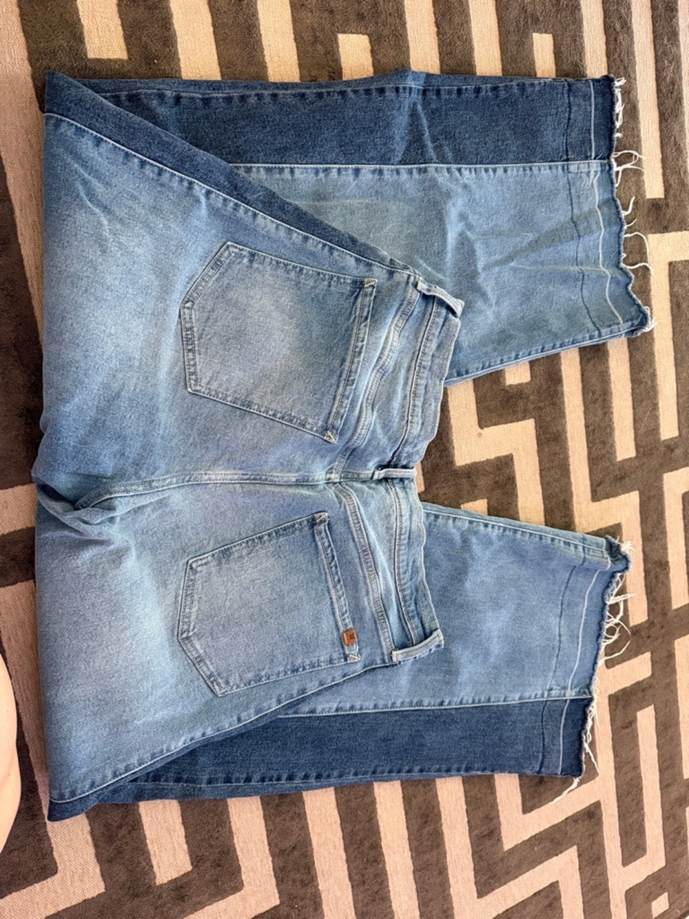 Jessica Simpson Light Blue Wide-Leg Raw Hem Jeans - Picture 3 of 5